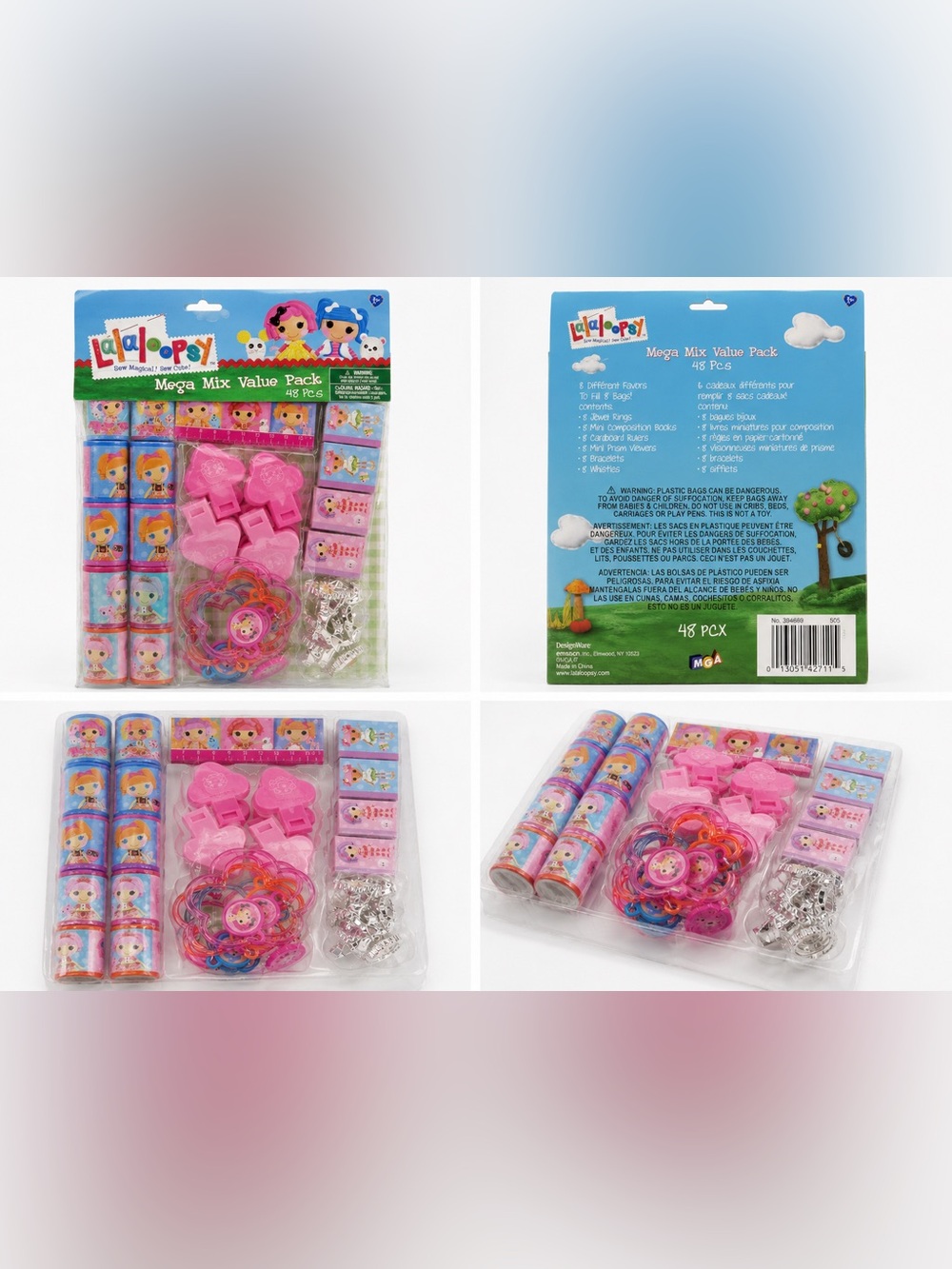 Lalaloopsy Mega Mix Value Pack 48 Pc NEW Sealed Vintage Party Favors
